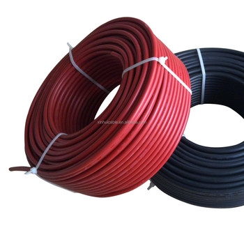 Solar Power Cable H1Z2Z2-K/PV1-F PV DC Wire Solar Cable 4mm 6mm 10mm2 para sa Solar Panel