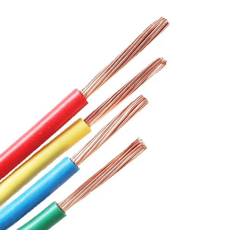 99.9999 % Pure Copper China Manufacturer BV/BVR 450/750V 70C 1.5mm 2.5mm 4mm 6mm Single/stranded Bare Copper House Wire Ginamit BV PVC Electric Wire