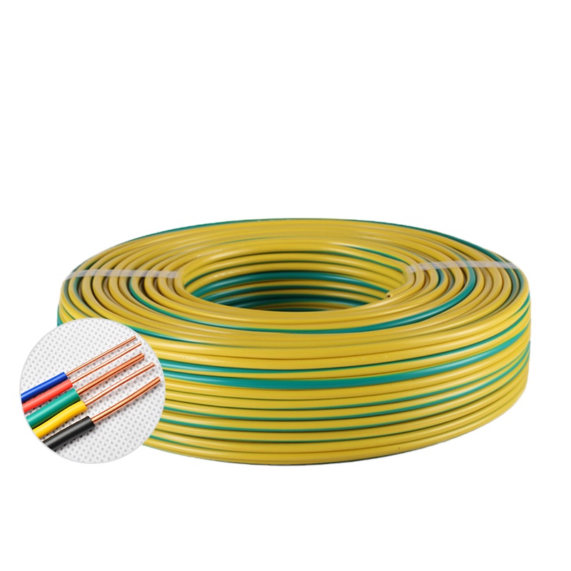 Direktang Nagsu-supply ang mga Manufacturer ng BV THW THHN Wire At Cables Copper Wire 2.5mm 4mm 10mm 16mm PVC Insulated Cable Wire